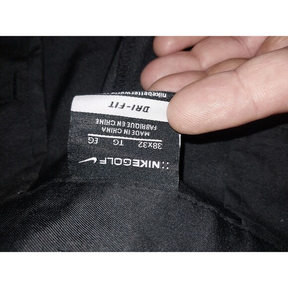 Nike Golf Mens Flat Front Performance Dri-Fit Pants Black 38x32 472532-010 - Picture 5 of 7